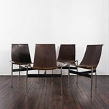 SET OF FOUR 3LC CHAIRS DESIGNED BY D.KELLY , W. KATAVOLOS & R. LITTEL IN 1952/1953